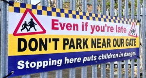 School NO Parking Banners